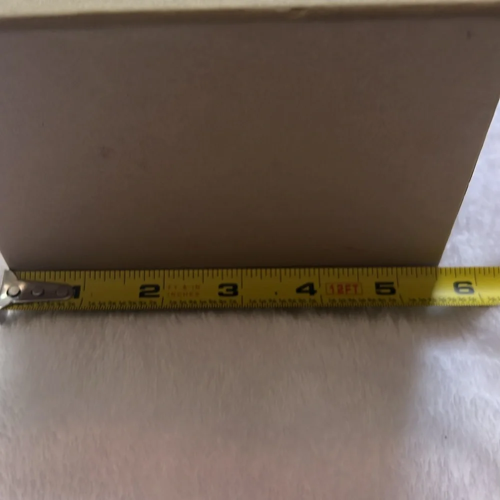 Burberry Empty Watch Presentation Box Case w/ Manual Booklet Authentic Beige